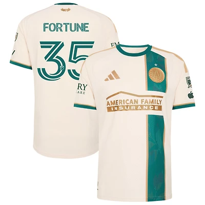 Ajani Fortune Men's adidas Tan Atlanta United FC 2026 Spirit Of '96 On-Field Authentic Patch Custom Jersey