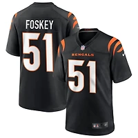 Isaiah Foskey Men's Nike Black Cincinnati Bengals Game Custom Jersey