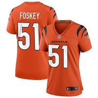 Isaiah Foskey Women's Nike Orange Cincinnati Bengals Alternate Game Custom Jersey
