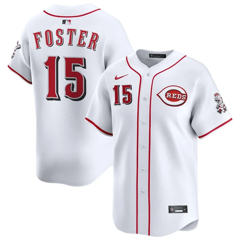 George Foster Men's Nike White Cincinnati Reds Home Limited Pick-A-Player Retired Roster Jersey