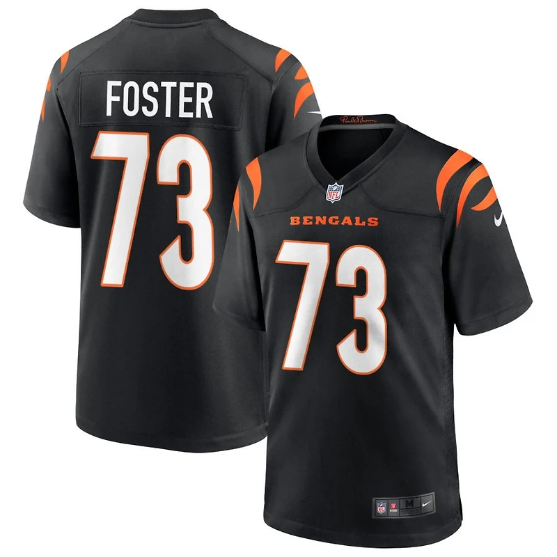 Javon Foster Men's Nike Black Cincinnati Bengals Game Custom Jersey