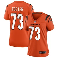 Javon Foster Women's Nike Orange Cincinnati Bengals Alternate Game Custom Jersey