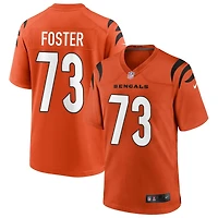 Javon Foster Youth Nike Orange Cincinnati Bengals Alternate Game Custom Jersey
