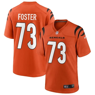 Javon Foster Youth Nike Orange Cincinnati Bengals Alternate Game Custom Jersey