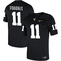 Loic Fouonji Men's Nike Black Vanderbilt Commodores NIL Pick-A-Player Game Jersey