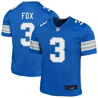 Jack Fox Youth Nike Blue Detroit Lions Custom Game Jersey