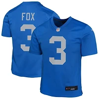 Jack Fox Youth Nike Blue Detroit Lions Alternate Custom Game Jersey