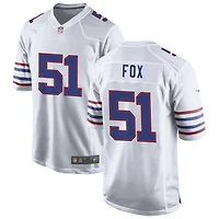 Morgan Fox Men's Nike White Buffalo Bills Alternate Custom Game Jersey