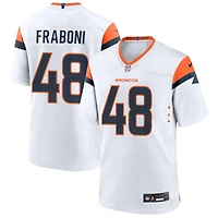 Mitchell Fraboni Men's Nike  White Denver Broncos Mile High Collection Custom Game Jersey