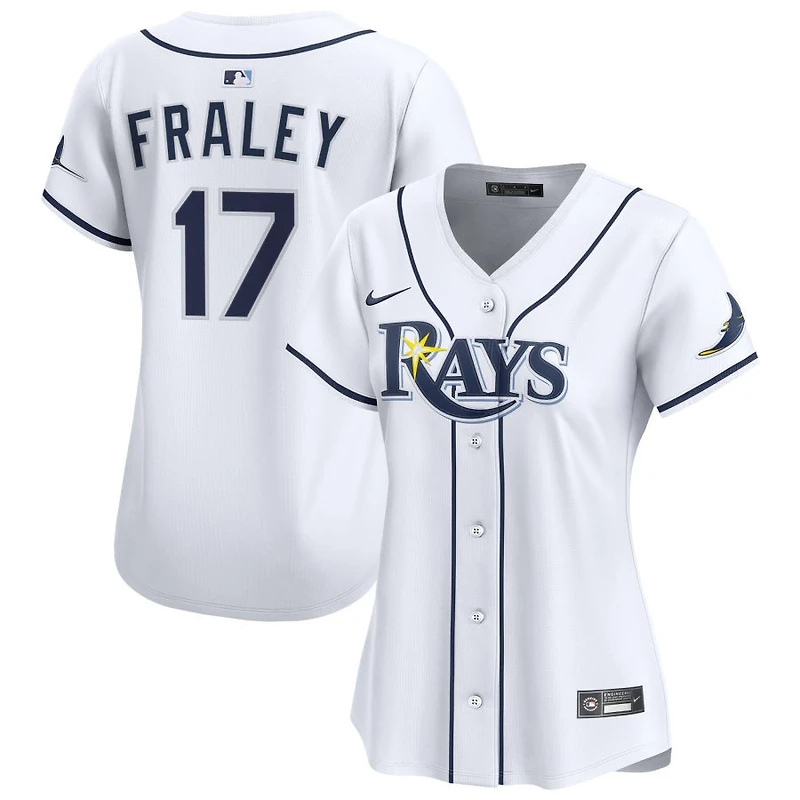 Jake Fraley Women's Nike White Tampa Bay Rays Home Limited Custom Jersey