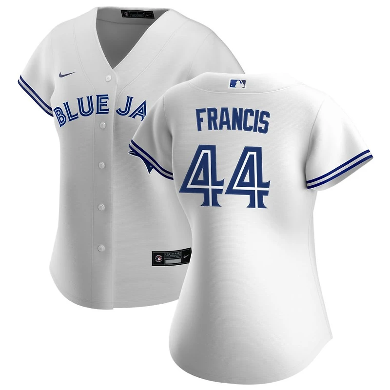 Bowden Francis Women's Nike White Toronto Blue Jays Home Replica Custom Jersey