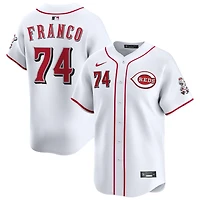 Jose Franco Men's Nike White Cincinnati Reds Home Limited Custom Jersey