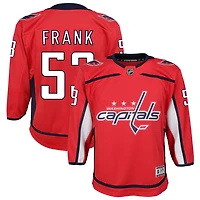 Ethen Frank Youth Red Washington Capitals Home Custom Premier Jersey