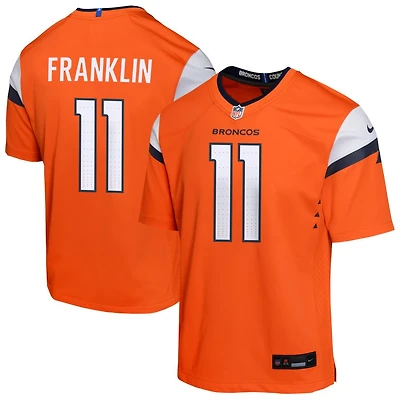 Troy Franklin Youth Nike  Orange Denver Broncos Mile High Collection Custom Game Jersey