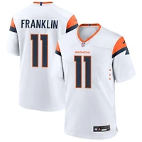 Troy Franklin Men's Nike White Denver Broncos Custom Game Jersey