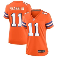 Troy Franklin Women's Nike Orange Denver Broncos Mile High Collection 1977 Throwback Custom Game Jersey