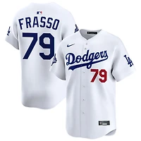 Nick Frasso Men's Nike  White Los Angeles Dodgers 2025 World Series Champions Home Custom Limited Jersey