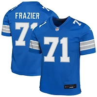 Miles Frazier Youth Nike Blue Detroit Lions Custom Game Jersey