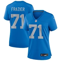 Miles Frazier Women's Nike Blue Detroit Lions Alternate Custom Game Jersey