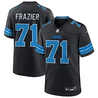 Miles Frazier Men's Nike  Black Detroit Lions Alternate Custom Game Jersey