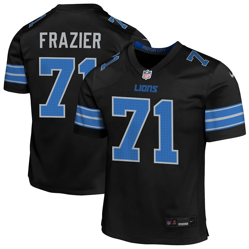 Miles Frazier Youth Nike Black Detroit Lions Alternate Custom Game Jersey