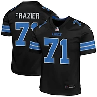 Miles Frazier Youth Nike  Black Detroit Lions Alternate Custom Game Jersey