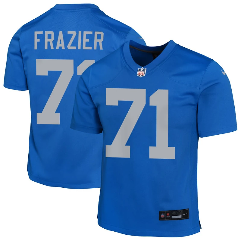 Miles Frazier Youth Nike Blue Detroit Lions Alternate Custom Game Jersey