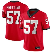 Monroe Freeling Men's Nike Red Georgia Bulldogs NIL Pick-A-Player Game Jersey