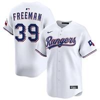 Cody Freeman Men's Nike White Texas Rangers Home Limited Custom Jersey