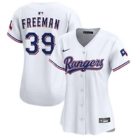 Cody Freeman Women's Nike  White Texas Rangers Home Limited Custom Jersey