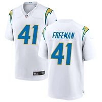 Royce Freeman Men's Nike White Los Angeles Chargers Custom Game Jersey