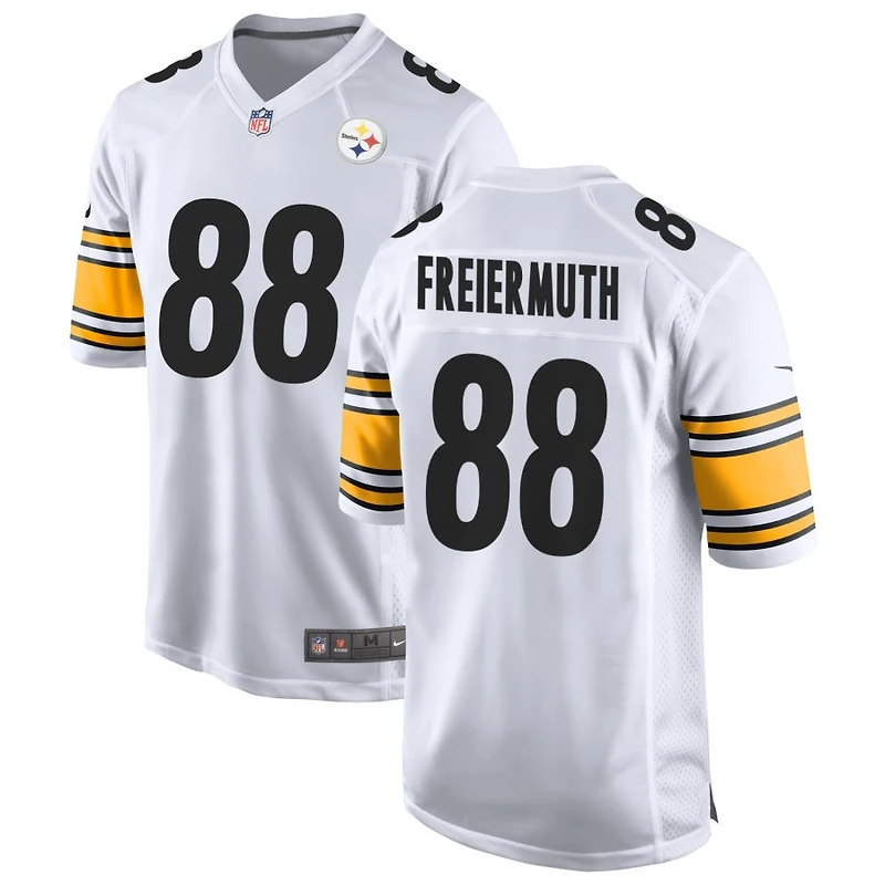 Pat Freiermuth Men's Nike White Pittsburgh Steelers Game Custom Jersey