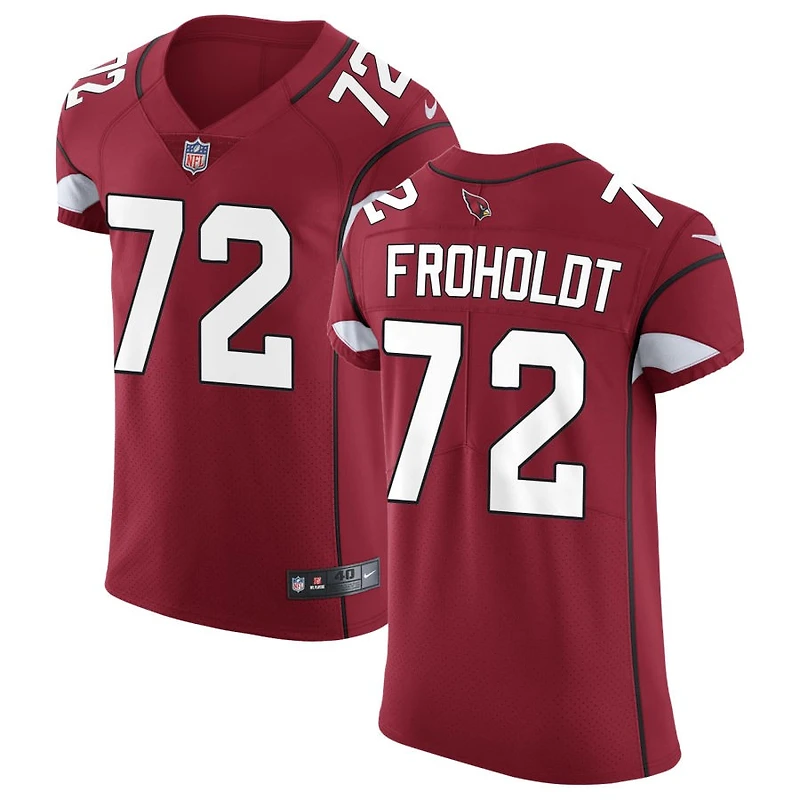 Hjalte Froholdt Men's Nike Cardinal Arizona Cardinals Vapor Untouchable Custom Elite Jersey