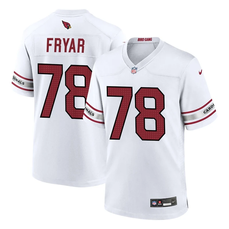 Josh Fryar Men's Nike White Arizona Cardinals Custom Game Jersey