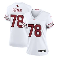 Josh Fryar Women's Nike White Arizona Cardinals Custom Game Jersey