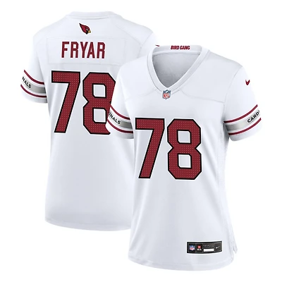 Josh Fryar Women's Nike White Arizona Cardinals Custom Game Jersey