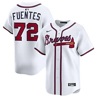 Didier Fuentes Men's Nike White Atlanta Braves Home Limited Custom Jersey