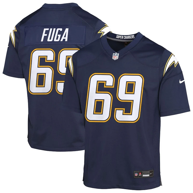 Josh Fuga Youth Nike Navy Los Angeles Chargers Alternate Super Chargers Game Custom Jersey