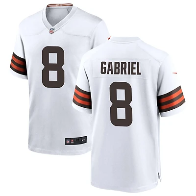 Dillon Gabriel Men's Nike White Cleveland Browns Custom Game Jersey