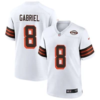 Dillon Gabriel Men's Nike White Cleveland Browns 1946 Collection Alternate Custom Jersey
