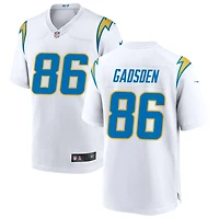 Oronde Gadsden Men's Nike White Los Angeles Chargers Custom Game Jersey
