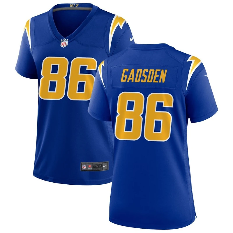Oronde Gadsden Women's Nike Royal Los Angeles Chargers Alternate Custom Game Jersey