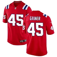 Amari Gainer Men's Nike Red New England Patriots Alternate Custom Jersey