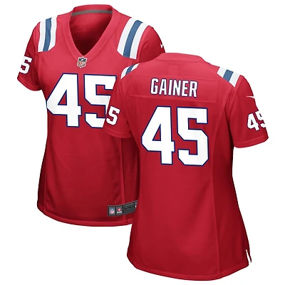 Amari Gainer Women's Nike Red New England Patriots Alternate Custom Jersey
