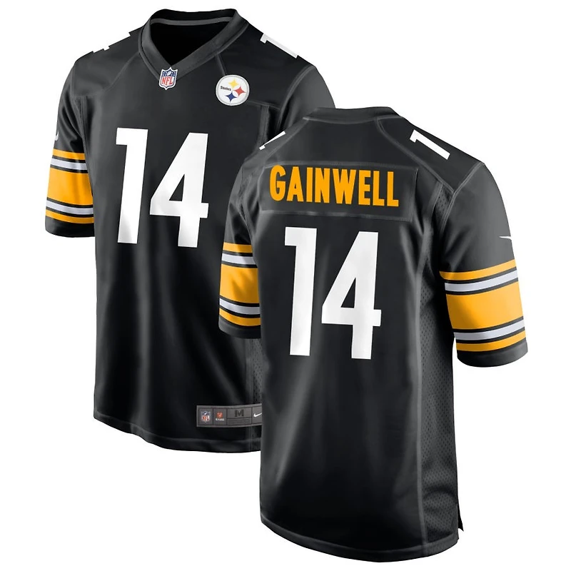 Kenneth Gainwell Men's Nike Black Pittsburgh Steelers Custom Game Jersey