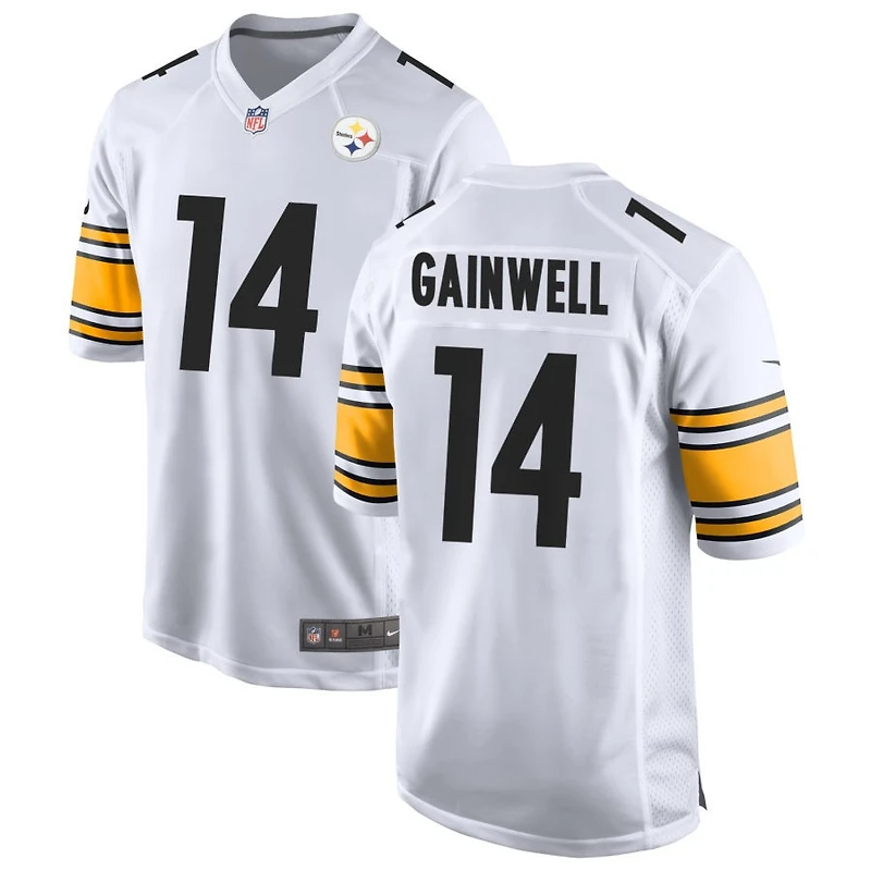 Kenneth Gainwell Men's Nike White Pittsburgh Steelers Game Custom Jersey