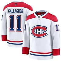Brendan Gallagher Men's Fanatics White Montreal Canadiens Away Premium Custom Jersey