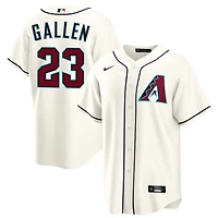 Zac Gallen Men's Nike  Cream Arizona Diamondbacks Home Custom Replica Jersey