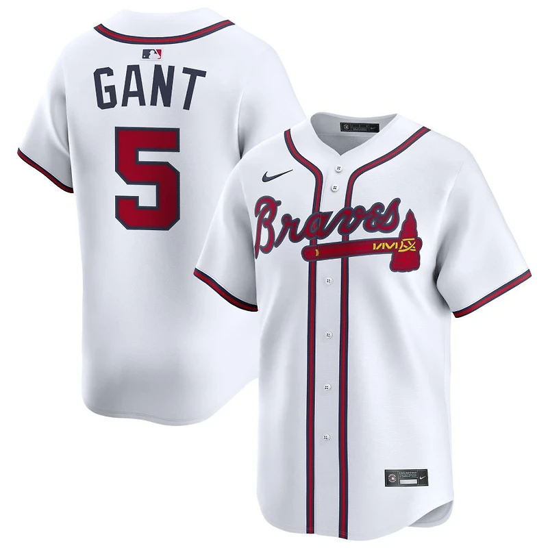 Ron Gant Men's Nike White Atlanta Braves Home Limited Pick-A-Player Retired Roster Jersey