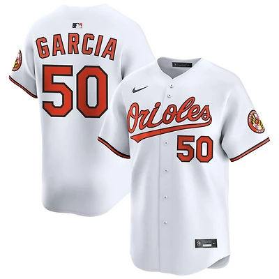 Rico Garcia Men's Nike White Baltimore Orioles Home Limited Custom Jersey